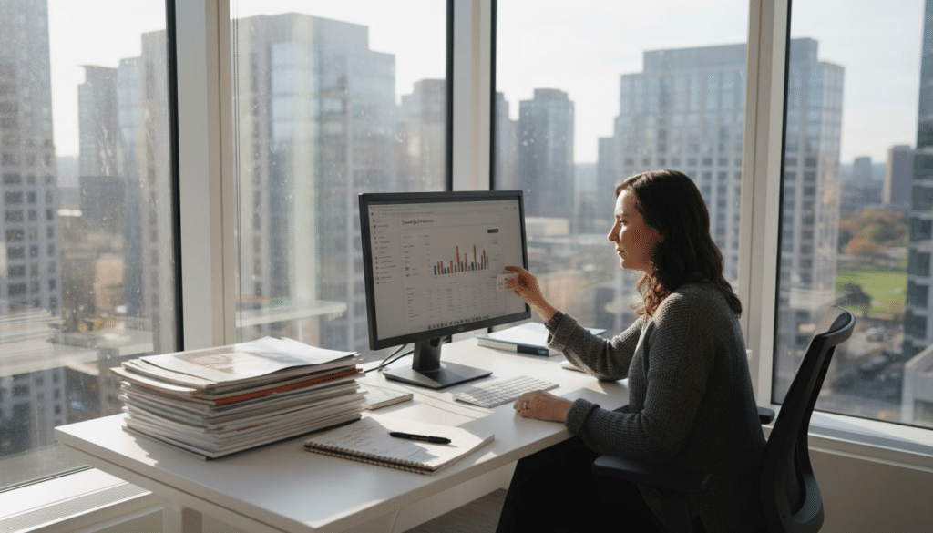 Ecommerce manager reviewing Klaviyo automation