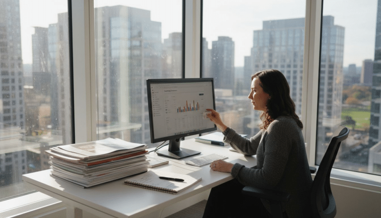 Ecommerce manager reviewing Klaviyo automation