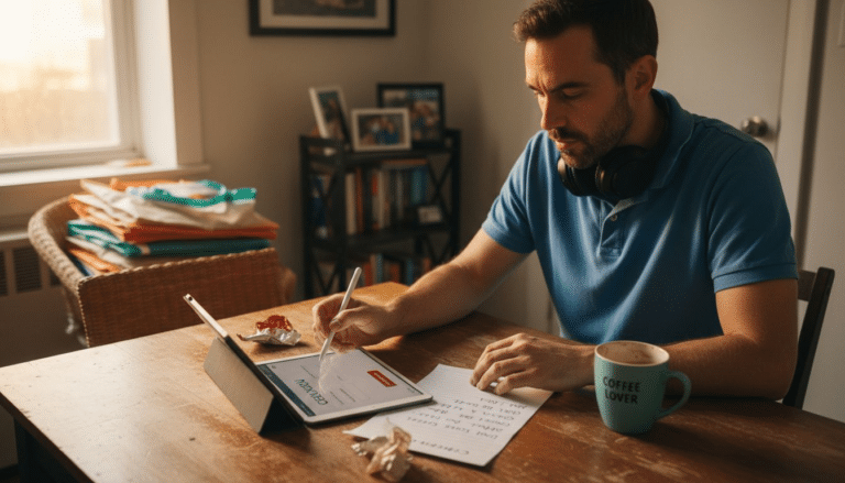 Person entering payment information during checkout