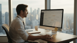 Ecommerce manager reviews marketing automation workflow