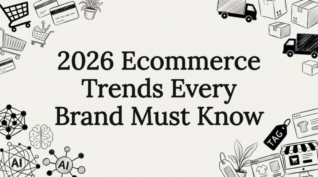 Artistic ecommerce trends title card
