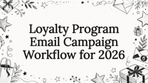 Decorative loyalty campaign title card illustration