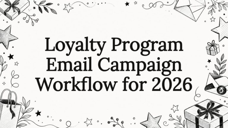 Decorative loyalty campaign title card illustration