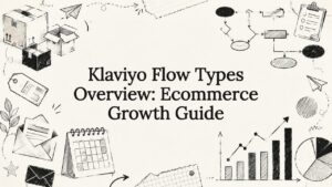 Decorative ecommerce title card illustration