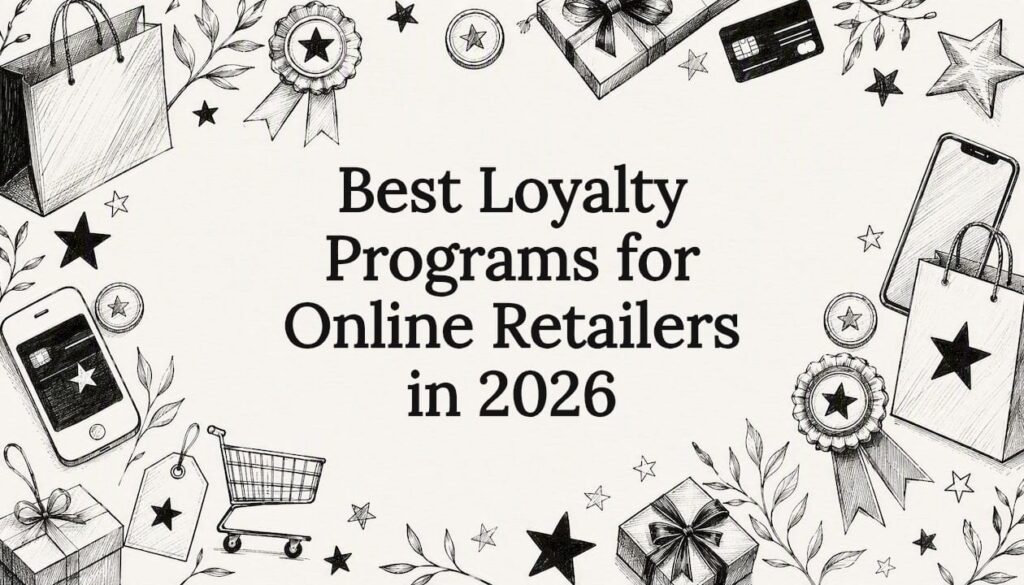 Decorative loyalty program title card illustration