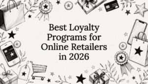 Decorative loyalty program title card illustration