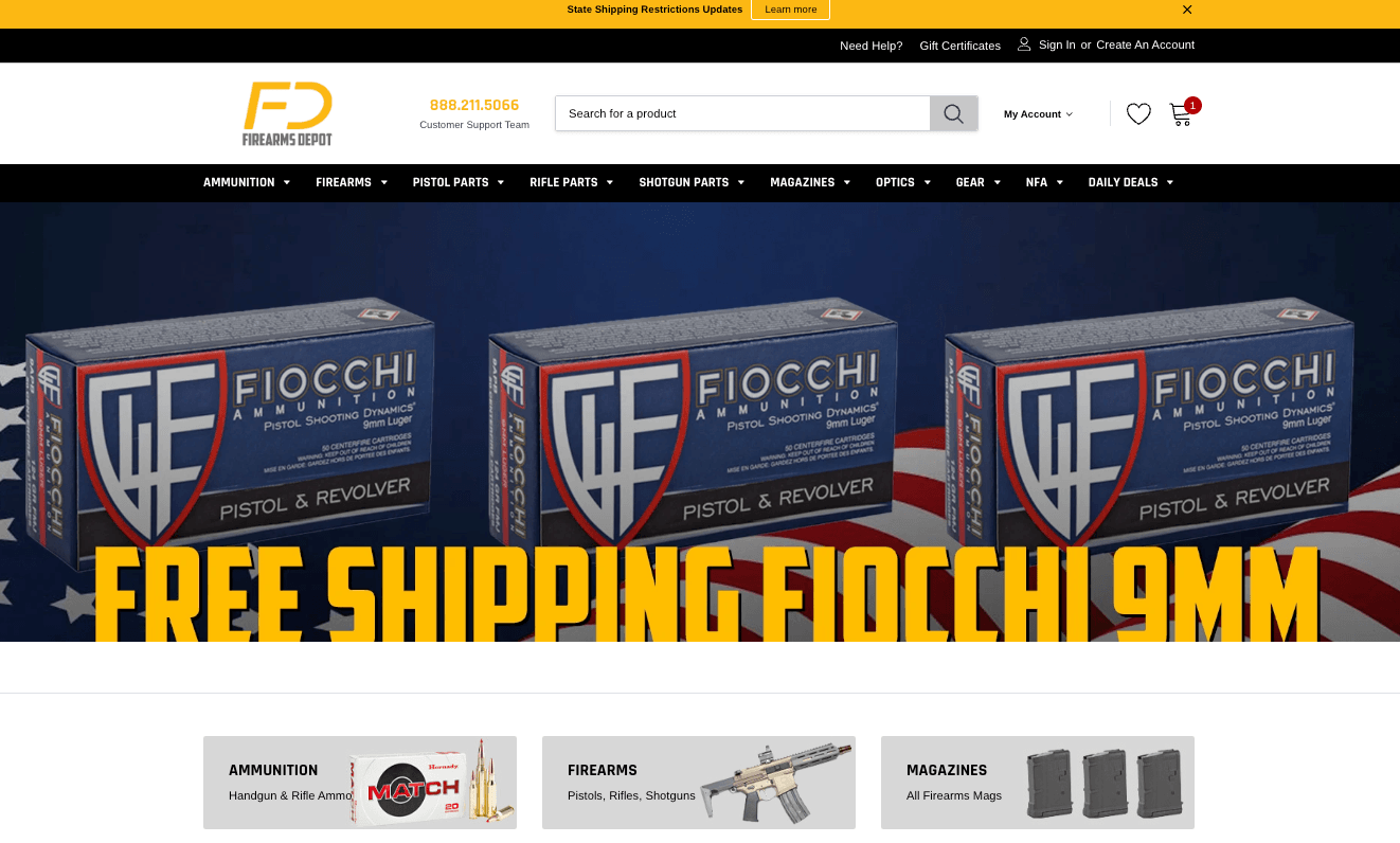 firearms-depot-home-page