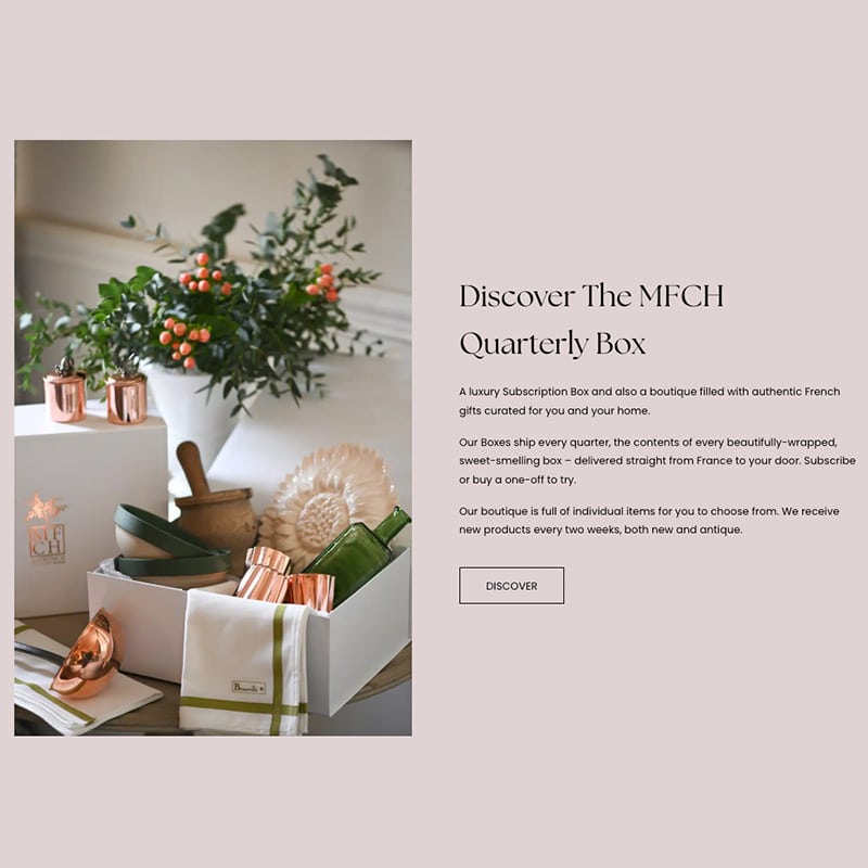 My French Country Home Universe of sites are a Swyft Interactive Client