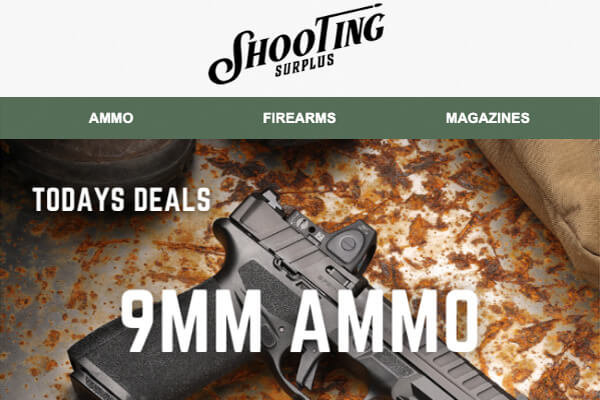 Shooting Surplus email marketing program on klaviyo built by swyft interactive