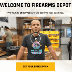 Leon McIntosh creating content for Firearms Depot