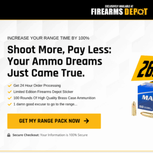 Firearms Depot New Customer offer built by Swyft Interactive